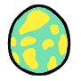Blue Yian Kut-ku egg pattern 49